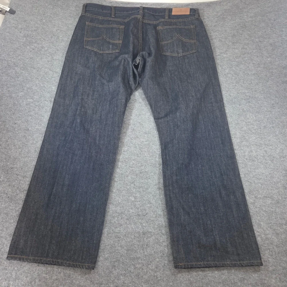 Brooks Brothers Straight Fit Jeans Men's 40x30 Dark Wash 100% Cotton Denim